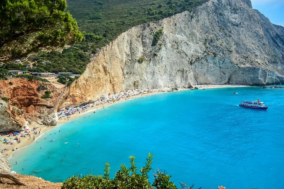 Porto Katsiki - Beautiful beach in Lefkada, Greece